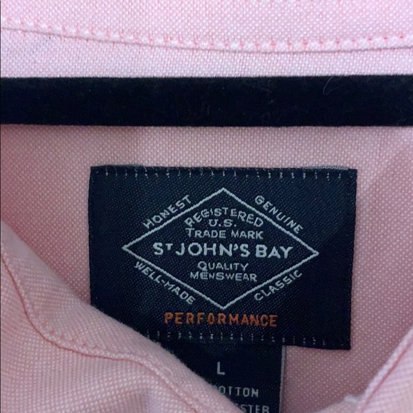 NWT Pink L button down, Comfort/Stretch - Picture 2 of 5